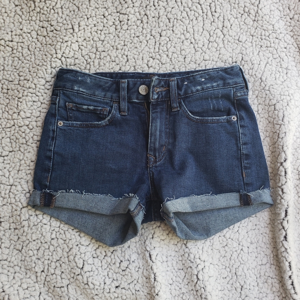 Express Low Rise Jean Short
